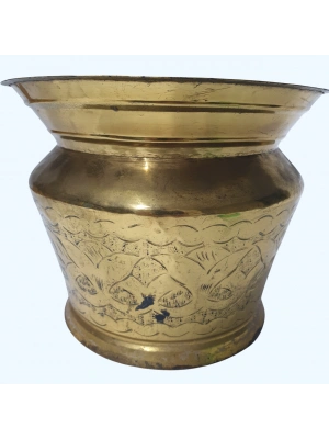 Işlamalı Bakır vazo