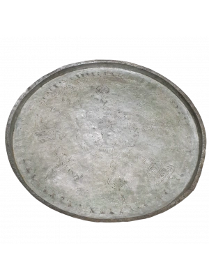 İşlemeli Bakır Tepsi