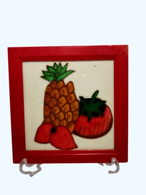 Kabartmali El Boyamasi Seramik Aoa