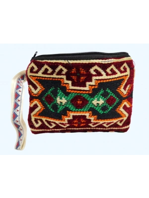 Kilim Desen Cüzdan Boy Çanta