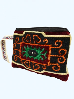 Kilim Desen Cüzdan Boy Çanta