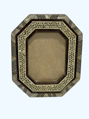 Orjinal Sedef İşlemeli Ahşap Çerçeve