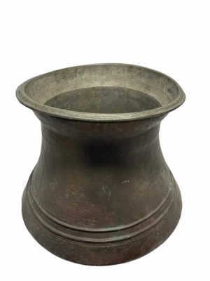 Usta Damgalı El Dövme İşlemeli Dev Bakır Gelin Kazani Aoa