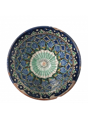 USTA DAMGALI VE EL BOYAMA NADİR FORMDA İZNİK KASE