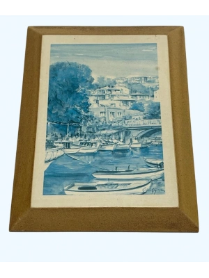 Vintage Ahşap Üzerine Tablo