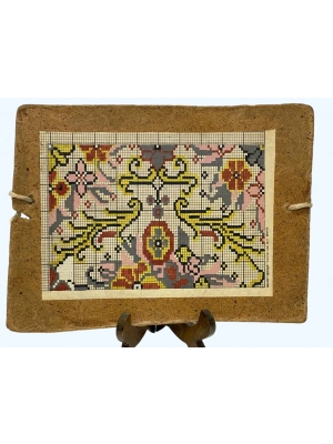 Vintage El Boyama Kilim Motif Tableti