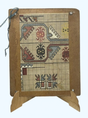 Vintage El Boyama Kilim Motif Tableti Aoa