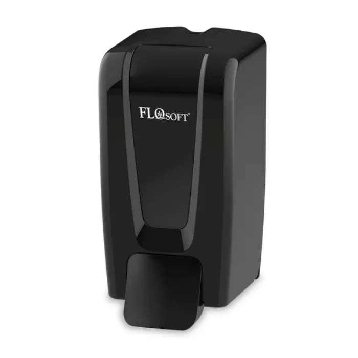 Flosoft Vera Manuel Gagalı Köpük Sabun Dispenseri Siyah -900 Ml(F246S)