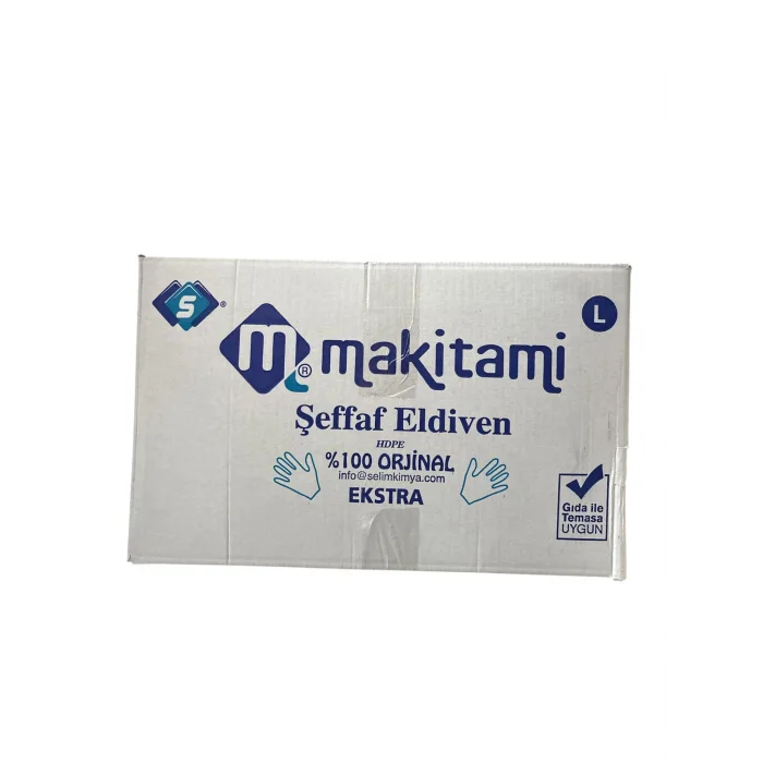Eldiven Pet Şeffaf Makitami 100 Lü*100 ü