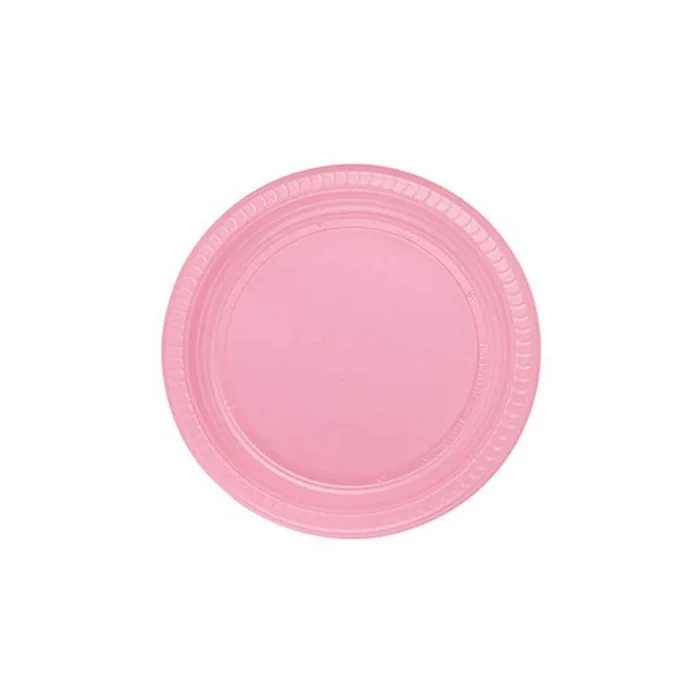 Roll-Up Plastik Renkli Tabak Pembe 25 Adetli