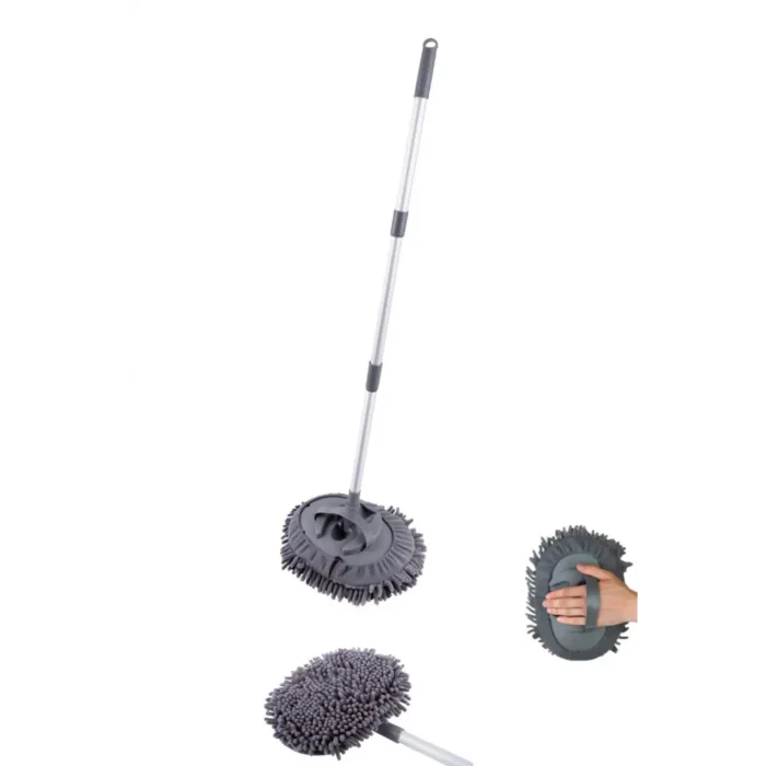 Flosoft Mikrofiber Araç Tem.Teleskop Mop Set(F276)