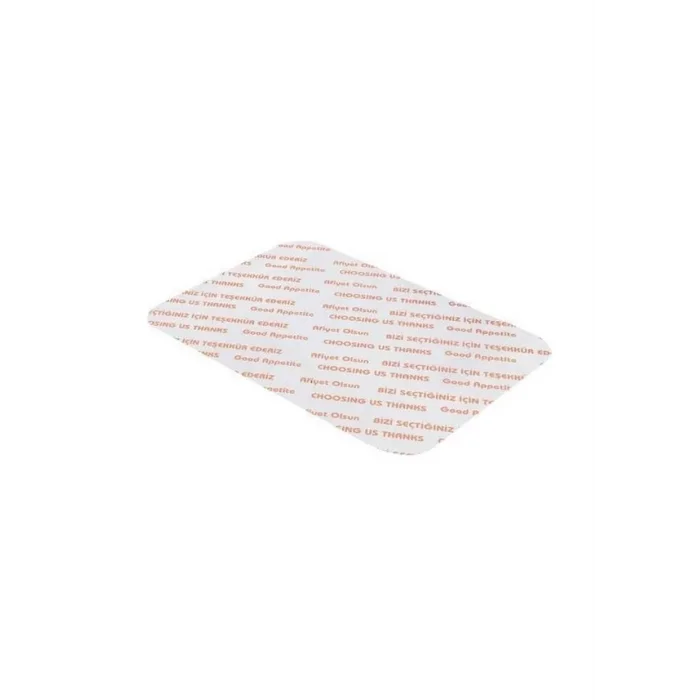 Alüminyum Küçük Tepsi Kapağı 2500 Gr-100 Adet