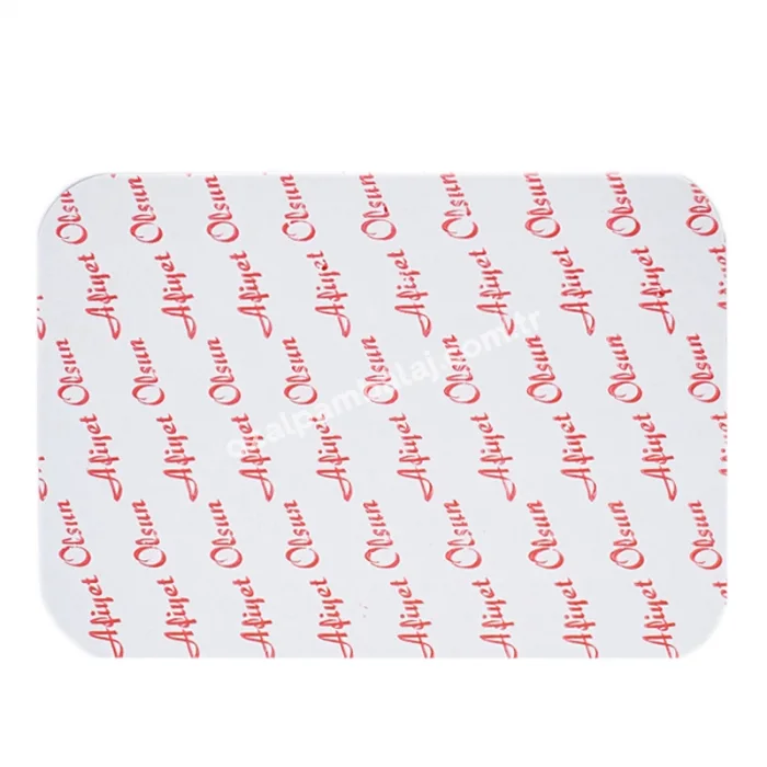 Alüminyum Orta Tepsi (3,5 kg.) Kapağı-100 Adet