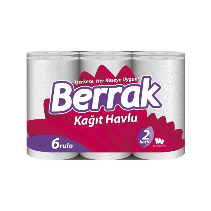 Berrak Rulo Havlu 6 Lı