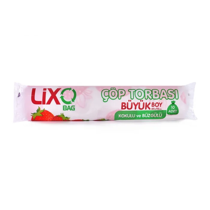 Büyük Boy Büzgülü ve Kokulu Çöp Torbası