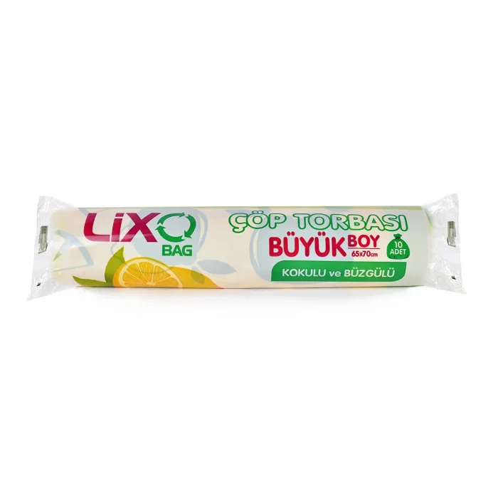 Büyük Boy Büzgülü ve Kokulu Çöp Torbası
