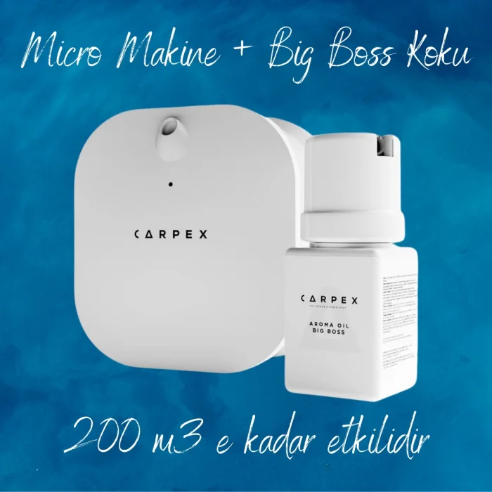 Carpex Micro Basic Beyaz Koku Makinesi + 50 ml Big Boss Kartuş