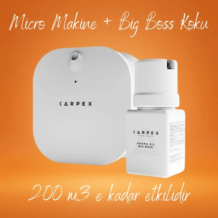Carpex Micro Basic Beyaz Koku Makinesi + 50 ml Big Boss Kartuş