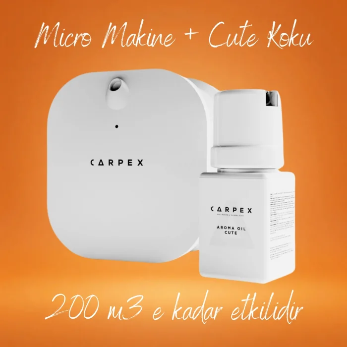 Carpex Micro Basic Beyaz Koku Makinesi+50 ml Cute Kartuş