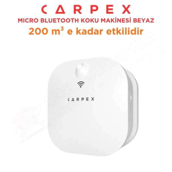 Carpex Micro Basic Bluetooth Beyaz Koku Makinesi + Ginger Flowers Koku