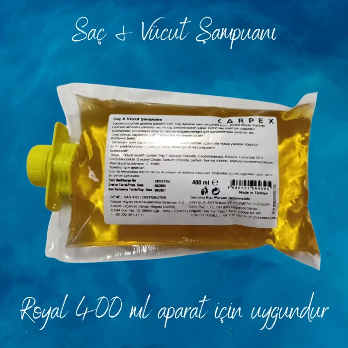 Carpex 400 ml Saç & Vücut Şampuanı Yedek Kartuşu