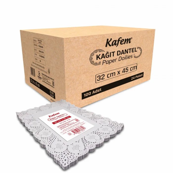 32x45 cm Dantel Kağıt 100 Adet