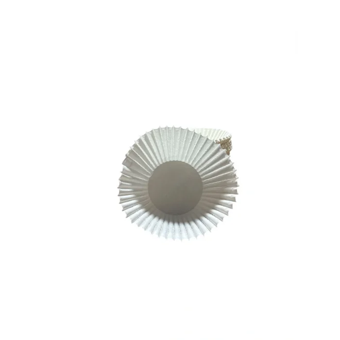 Dolphin Muffin Kağıt Kek Kapsülü İnce Beyaz Mini 100 lü