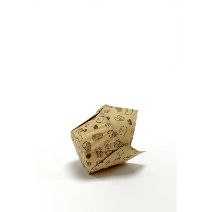 Dolphin Muffin Kek Kapsülü Kalın Tulip Kraft Desenli 50 li