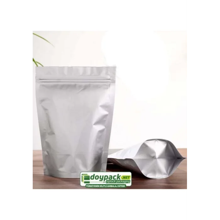 Doypack Alüminyum Kilitli 20*30 *10 -50 Adetli
