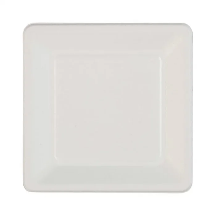 Ekolojik Kare Karton Tabak 20 cm- 25 Li