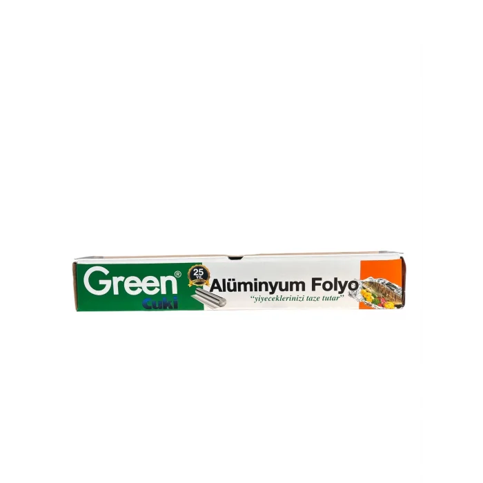 Aluminyum Folyo Kutulu 45 Cm -100 Metre-Green
