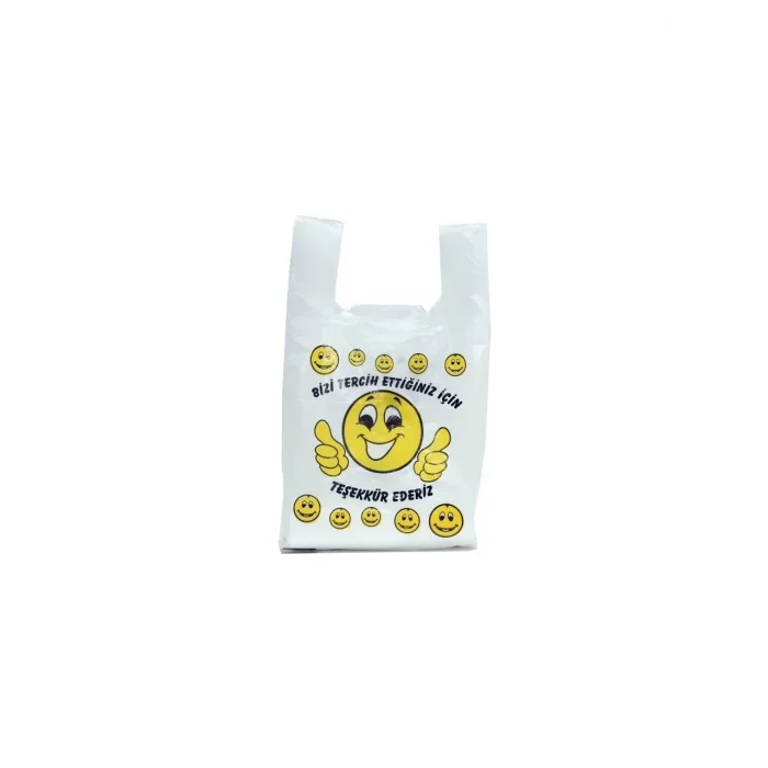 Gülenyüz Baskılı Hışır Poşet Küçük Boy 1 kg
