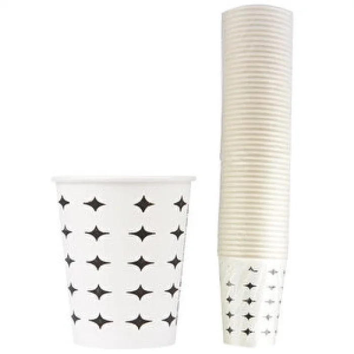 Karton Bardak (4.4 Gram) Unıcup 7 Oz 3000 Adetli(Yıldız Desen)