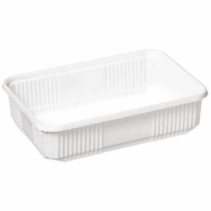 Plastik Dondurma Kabı Beyaz 250 Gr-100 Adetli