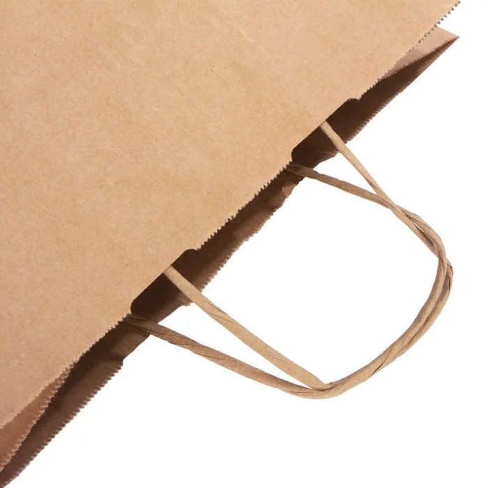 Kraft Çanta Burgu Saplı 32x20x32- 25 Adetli
