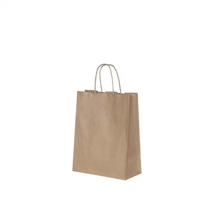 Kraft Çanta Kraft Renk 20x9x24 Küçük 25 Adetli