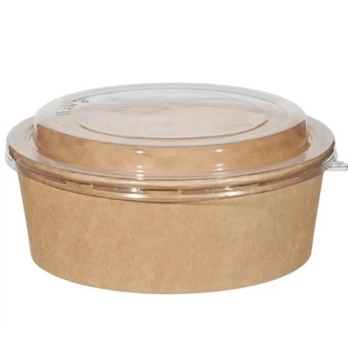 Kraft Salata Kase Derin + Kapak Takım 1100 Cc -300 Adetli