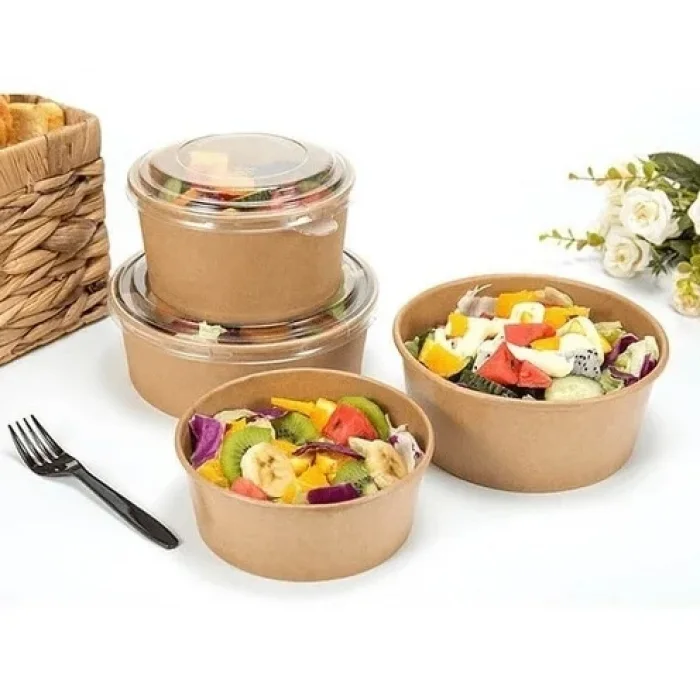 Kraft Salata Kase Derin + Kapak Takım 1100 Cc -300 Adetli
