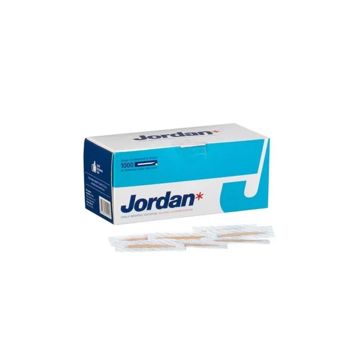 Jordan Kürdan 1000 Adet Tek Tek Kağıt Ambalajlı Hijyenik Doğal Huş Ağacı Kürdan