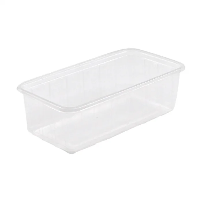 Lindera 1000 Gr Plastik Kase Şeffaf 100 Lü
