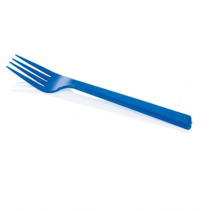 May Plastik Renkli Çatal Mavi 25 Li