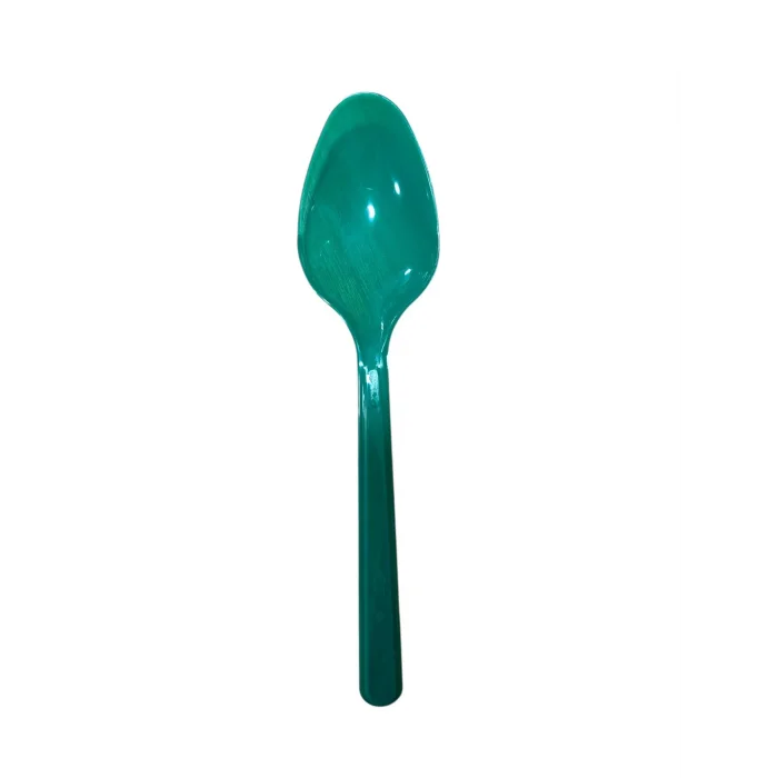 May Plastik Renkli Kaşık Yeşil 25 Li