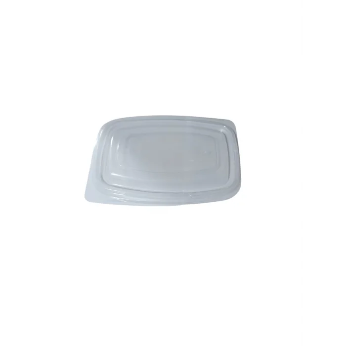 Mikrodalga Oval Sıcak Yemek Kabı Kapağı 500 cc 750 cc (50 Adet)