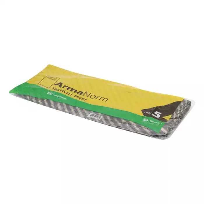 Naksan Diagonal 5 No Takviyeli Poşet 50 Li (50x60)