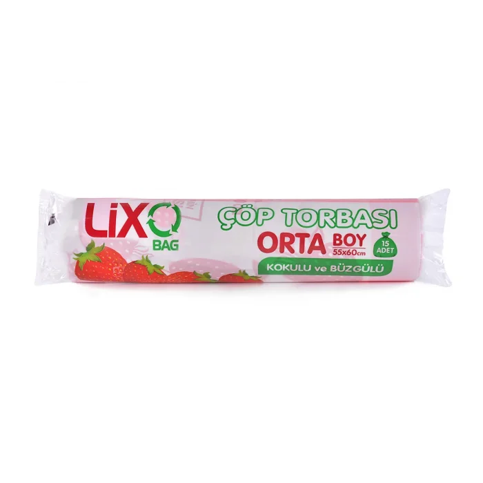 Orta Boy Büzgülü ve Kokulu Çöp Torbası