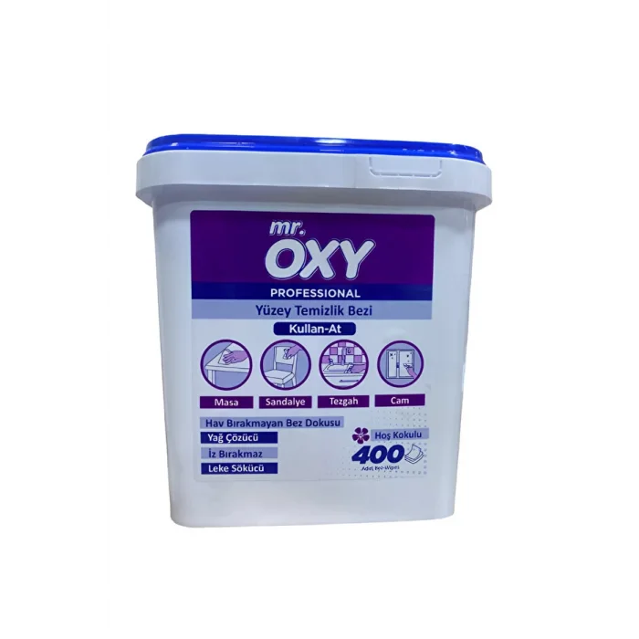 Oxy Yüzey Temizlik Bezi Kutulu -400 Adetli