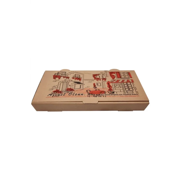 Pide Kutusu Küçük 30X13X4 100 Adetli