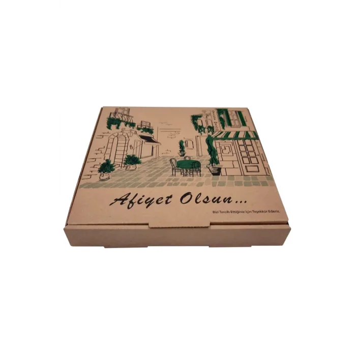 PİZZA KUTUSU 22X22X3,5*100 LÜ
