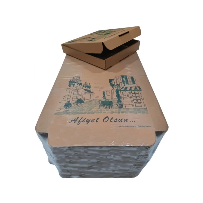 PİZZA KUTUSU 22X22X3,5*100 LÜ