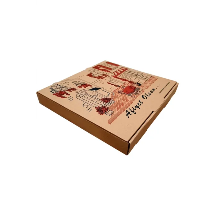 Pizza Kutusu 26X26X3 Cm-100 Adetli